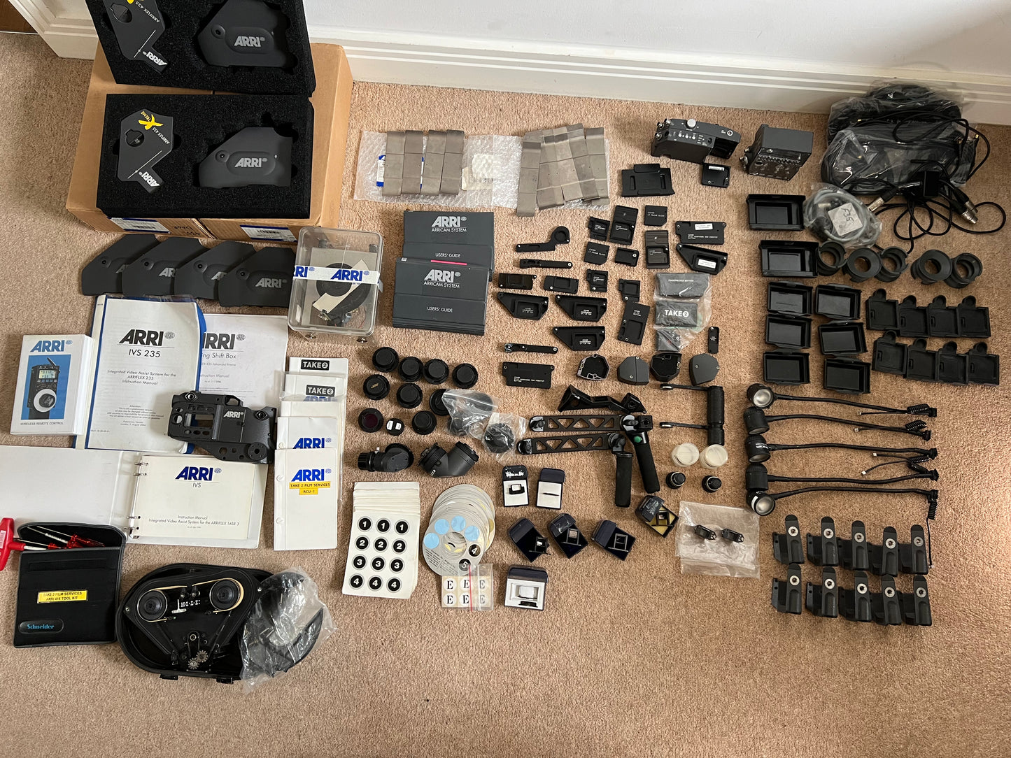 Arri Spare part Arricam LT ST Arriflex SR3 435 speed controller, IVS, Beam Splitters and lots more