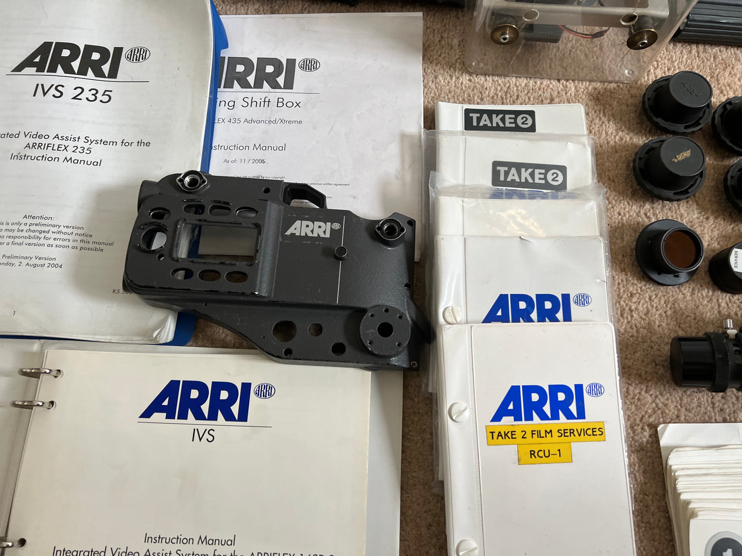 Arri Spare part Arricam LT ST Arriflex SR3 435 speed controller, IVS, Beam Splitters and lots more