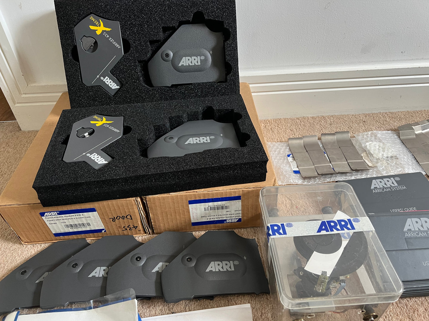 Arri Spare part Arricam LT ST Arriflex SR3 435 speed controller, IVS, Beam Splitters and lots more