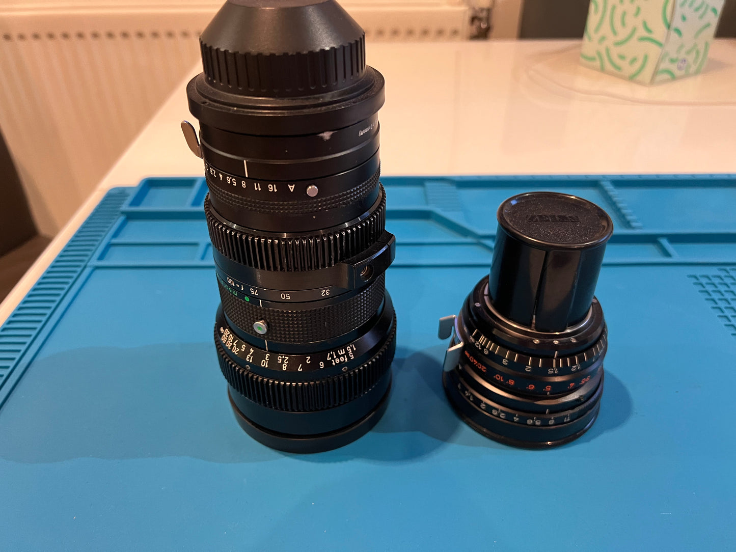 Zeiss B-Speed T1.4 50mm and Zeiss 10-100 T2 lenses